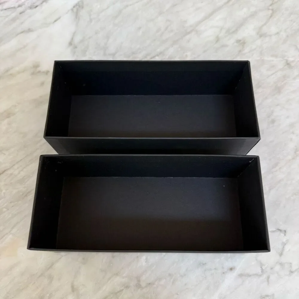 Authentic CHANEL Empty Sunglasses Eyeglasses Box Black Gift Storage